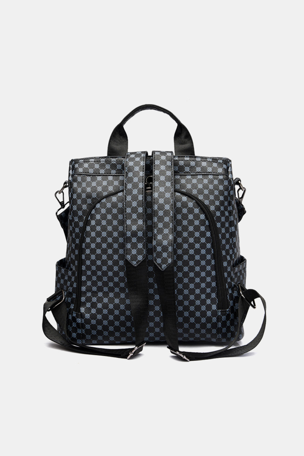 Borsa convertibile in pelle PU stampata