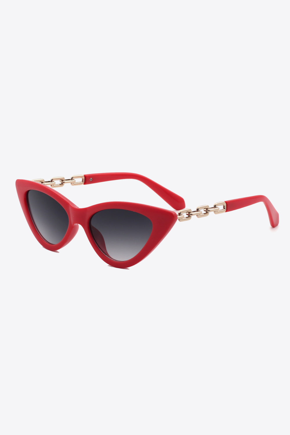Uylee's Boutique Chain Detail Cat-Eye Sunglasses