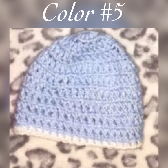 Brand New Hand Made New Born Baby Hats - 6 Patterns