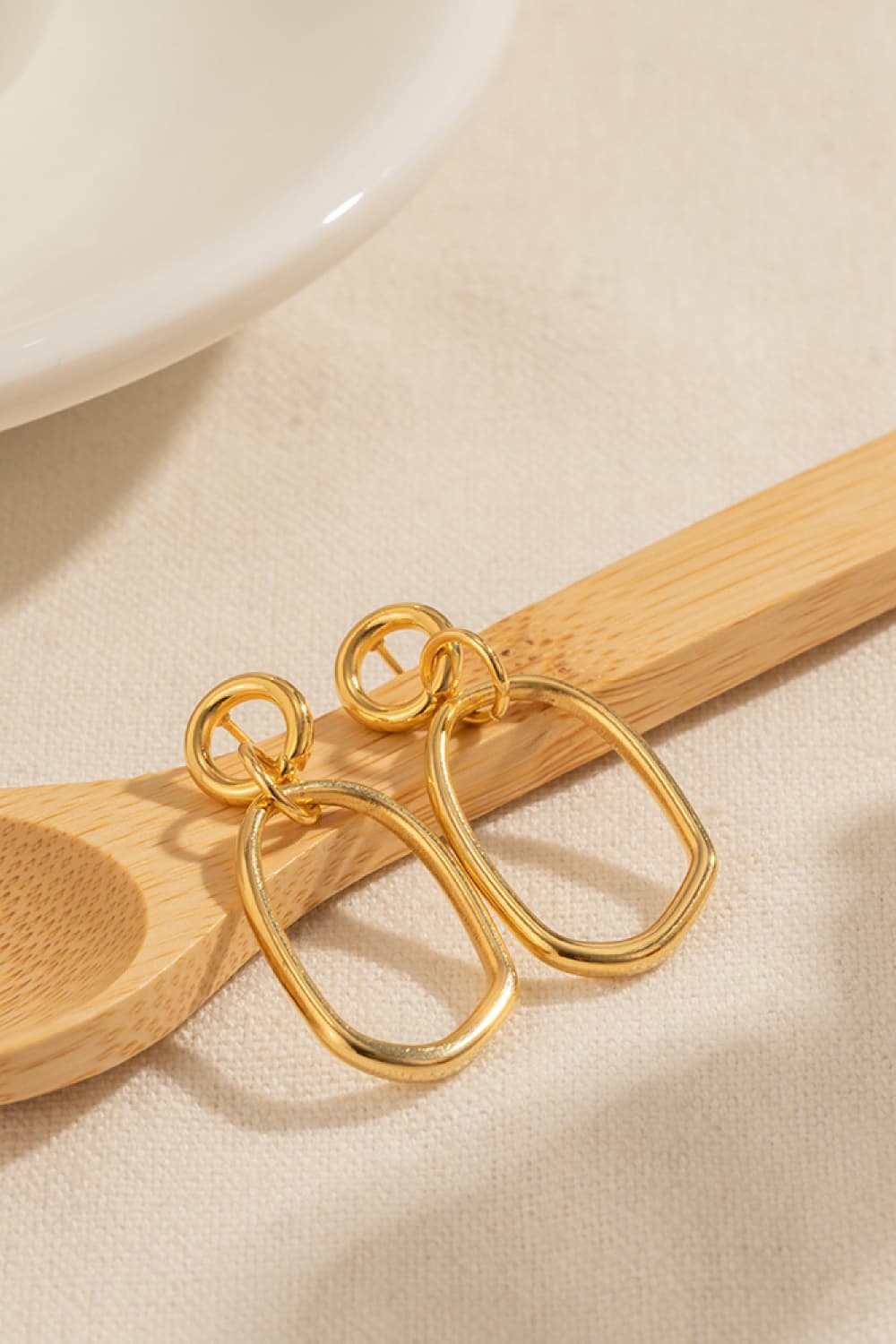 Orecchini pendenti placcati oro 18K