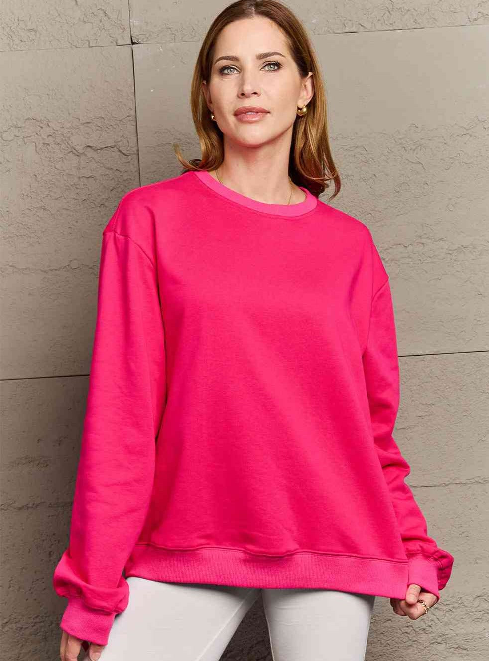Simply Love Full Size COURAGEOUS Graphic Sweatshirt