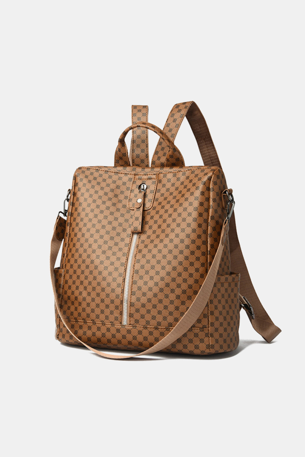 Borsa convertibile in pelle PU stampata