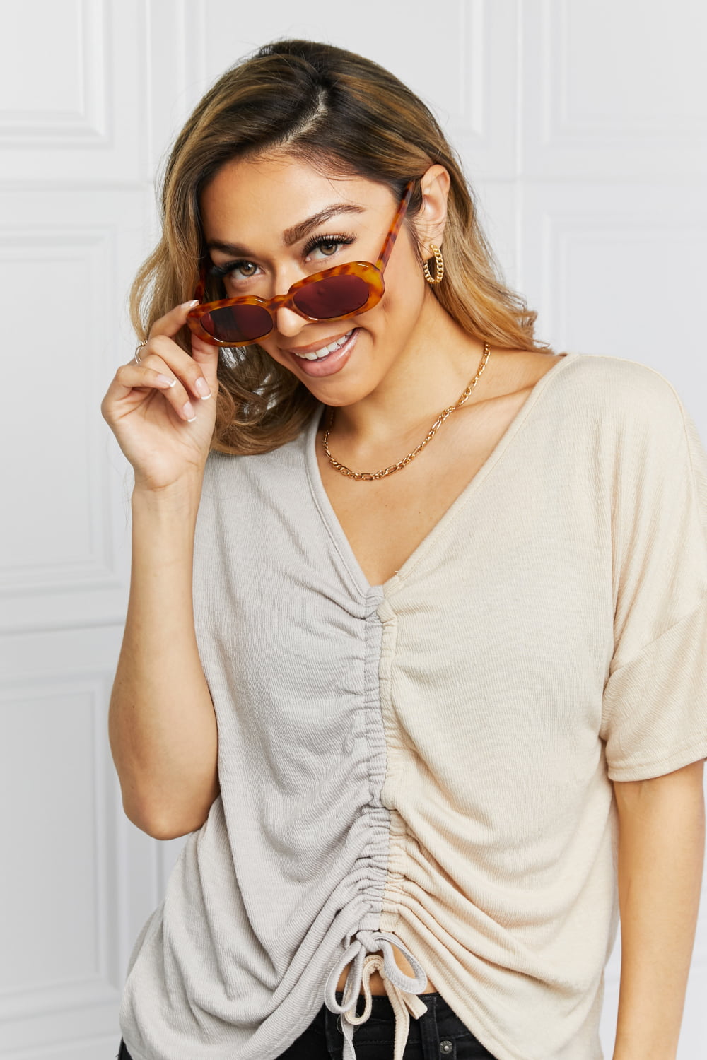 Uylee's Boutique Oval Full Rim Sunglasses