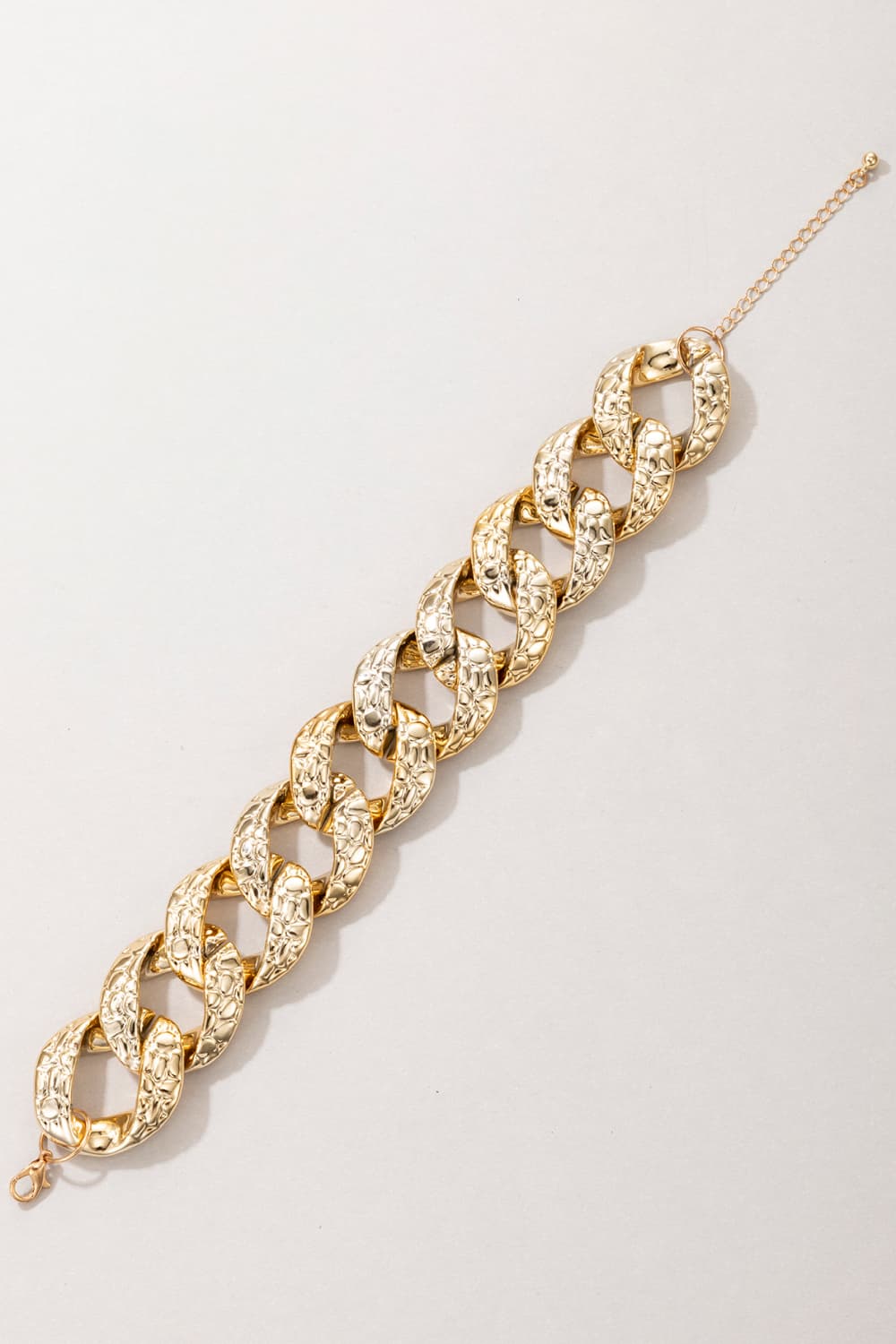 Zinc Alloy Chunky Chain Ankle Bracelet