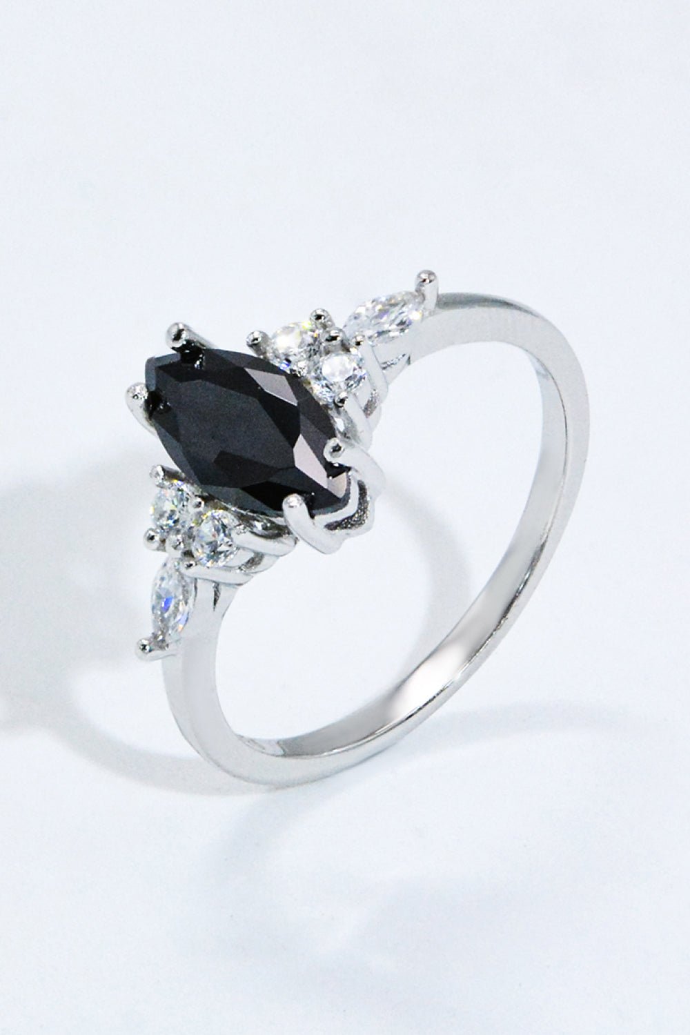 925 Sterling Silver Black Agate Ring - Uylee's Boutique