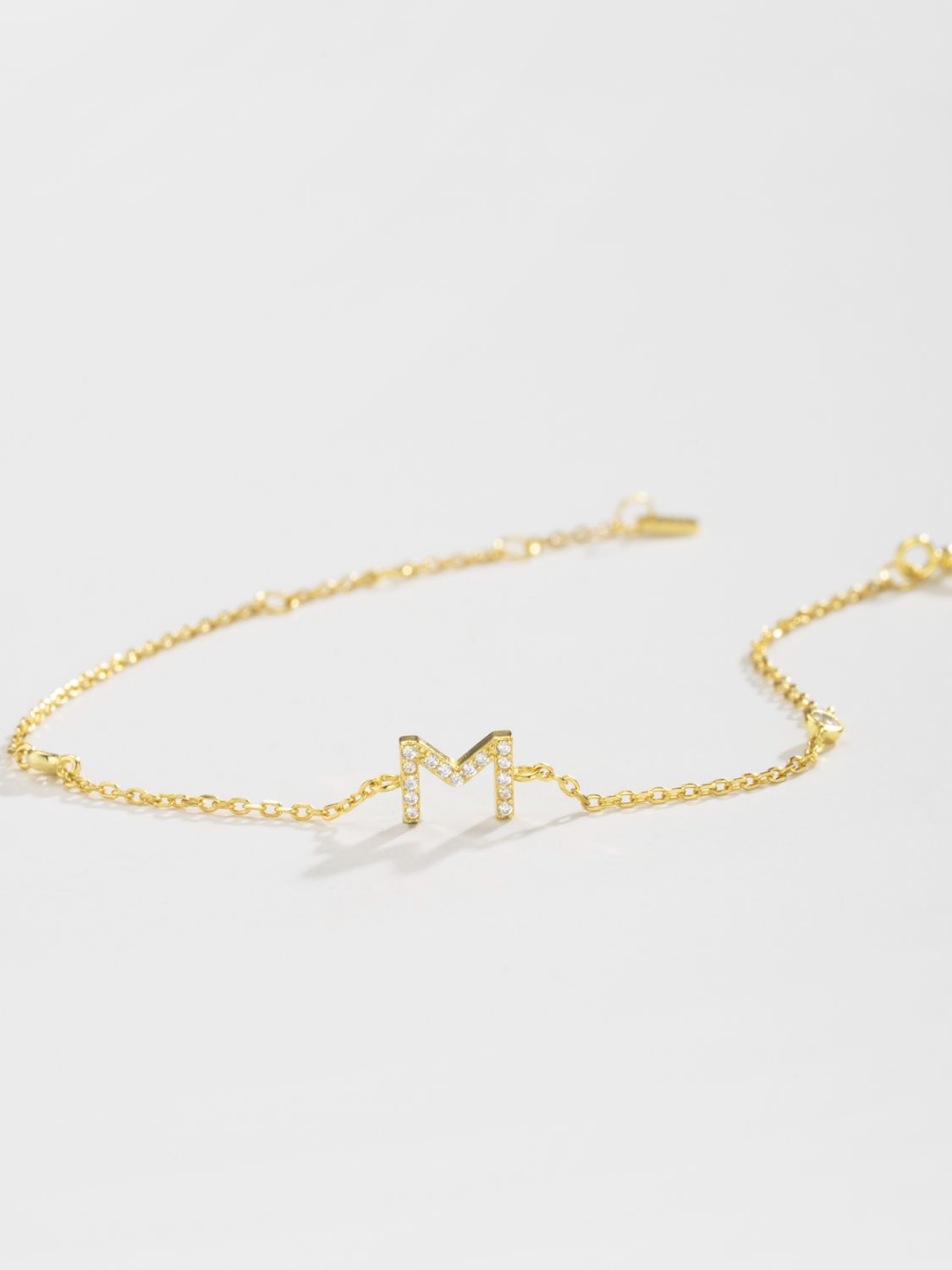Uylees Boutique L To P Zircon 925 Sterling Silver Bracelet