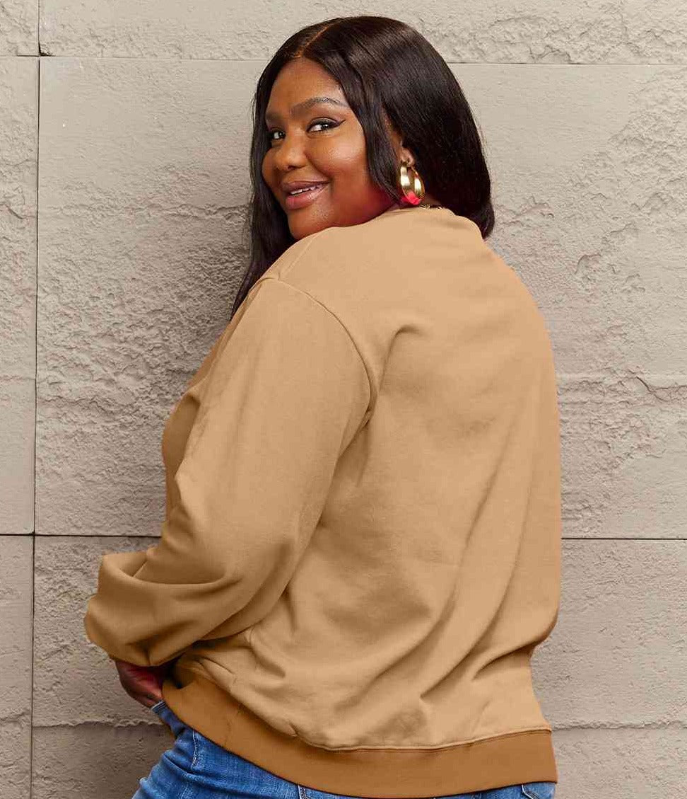 Simply Love Full Size IT'S FALL Y'ALL Graphic Sweatshirt