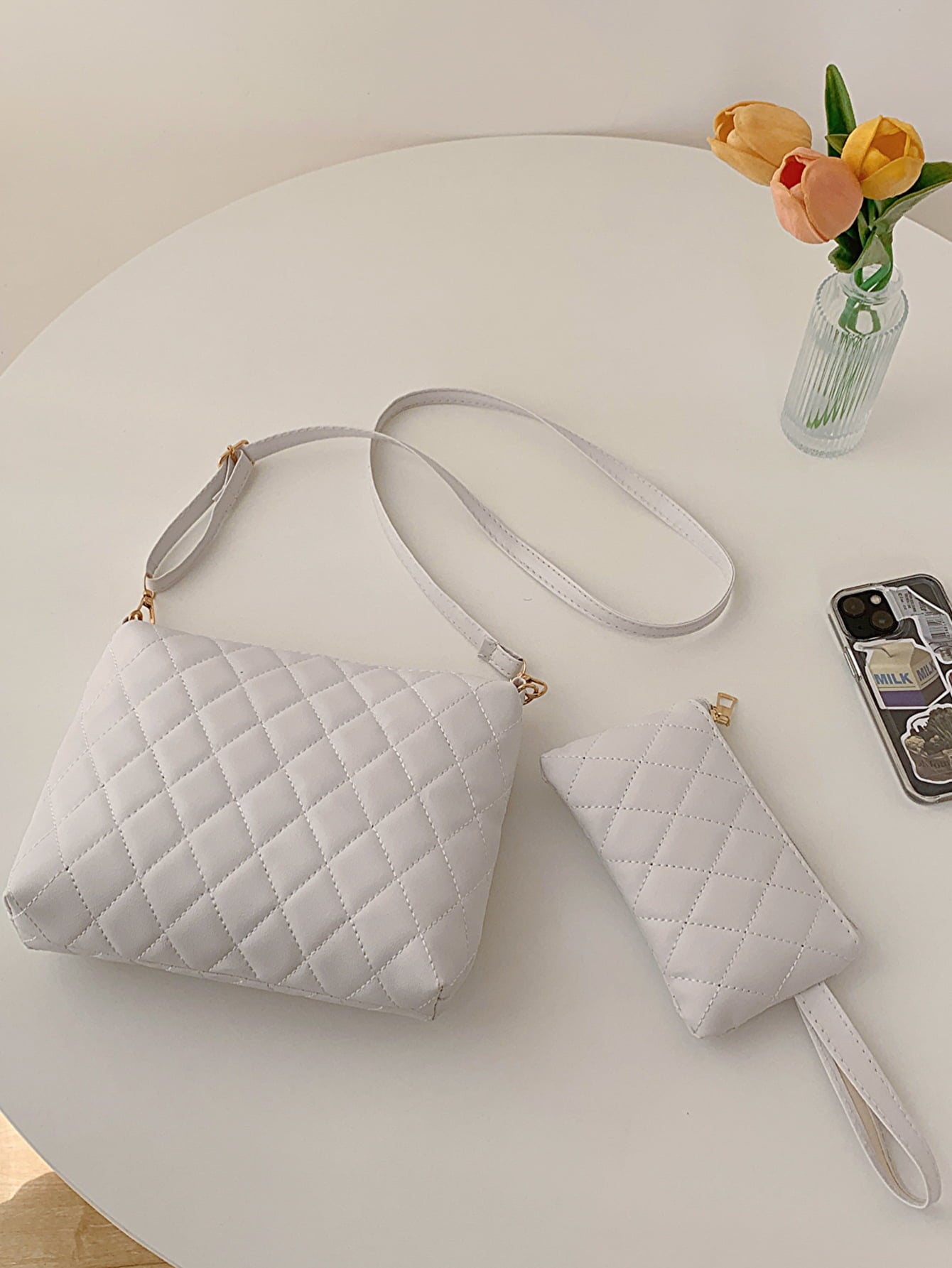 Uylee's Boutique Three-Piece PU Leather Bag Set
