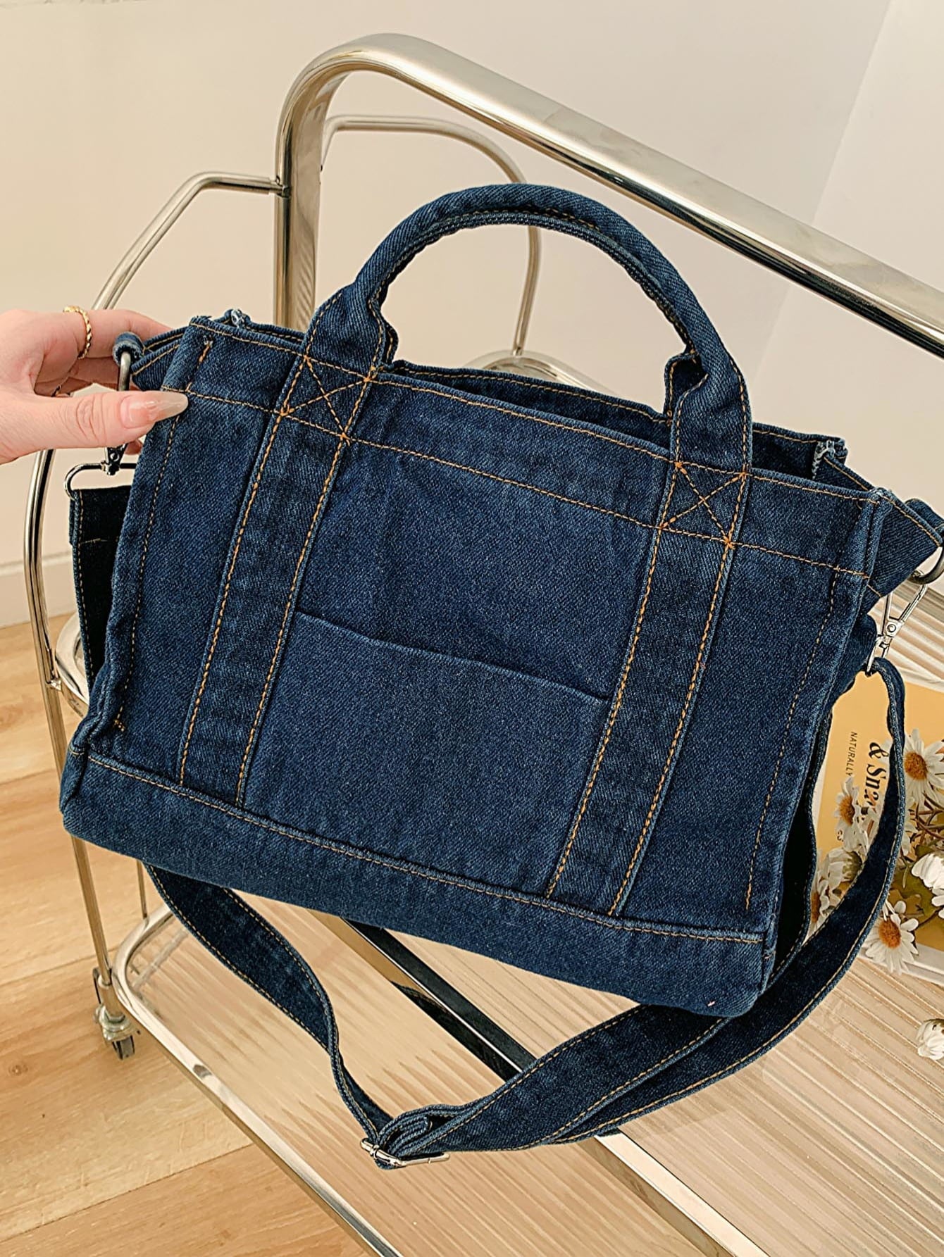 Uylee's Boutique Denim Shoulder Bag