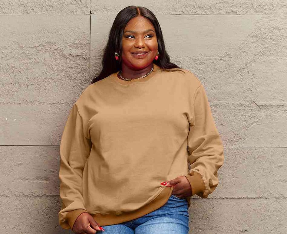 Simply Love Full Size COURAGEOUS Graphic Sweatshirt