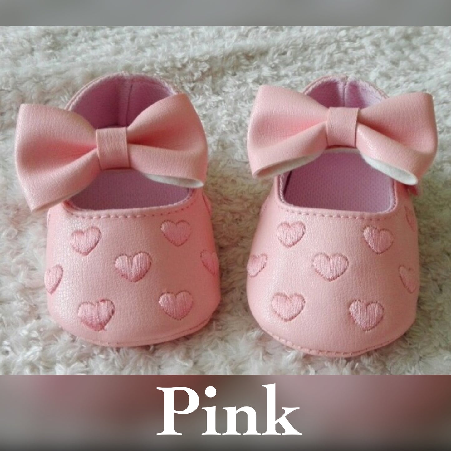 Mary Jane Baby Girl Shoes, US Sizes 0 - 18 Months