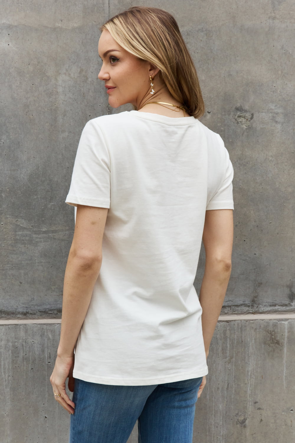 Simply Love Full Size BUT FIRST COFFEE Graphic Cotton Tee