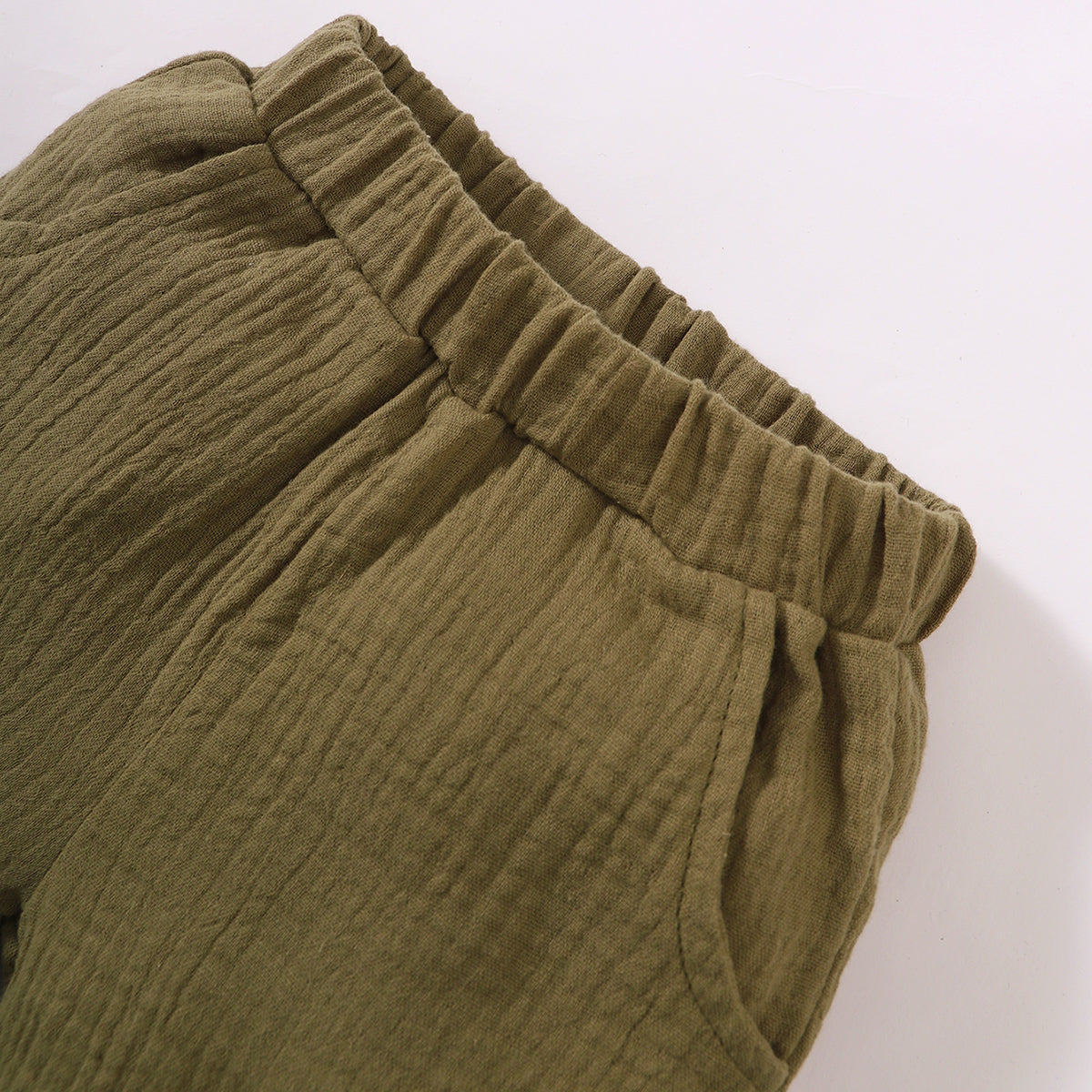 Textured Polo Shirt and Shorts Set
