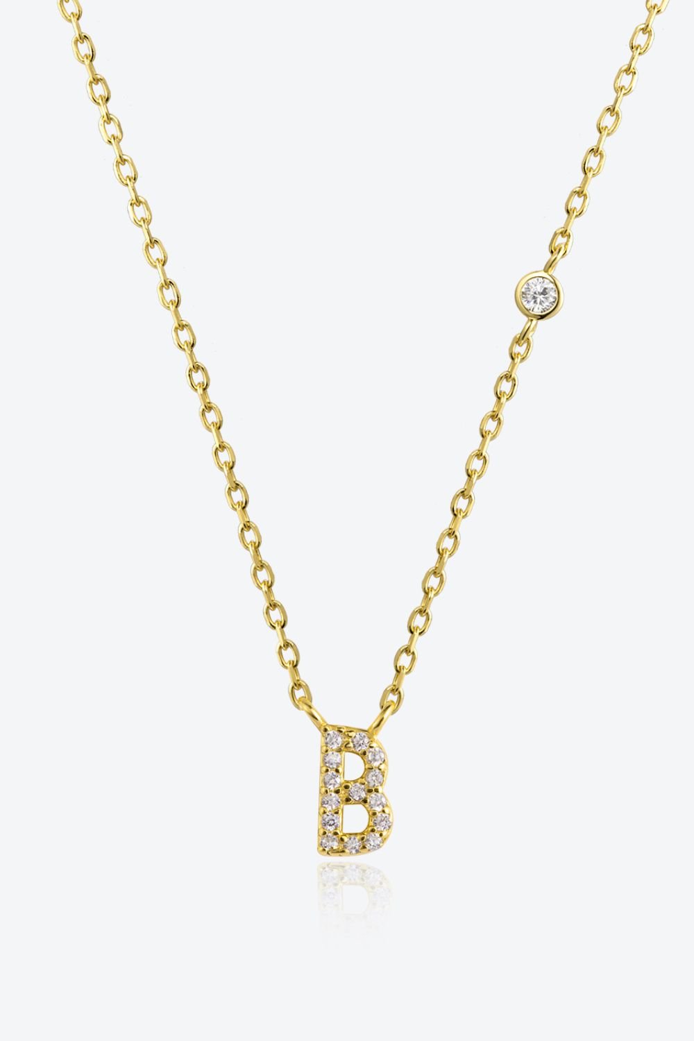 A To F Zircon 925 Sterling Silver Necklace - Uylee's Boutique