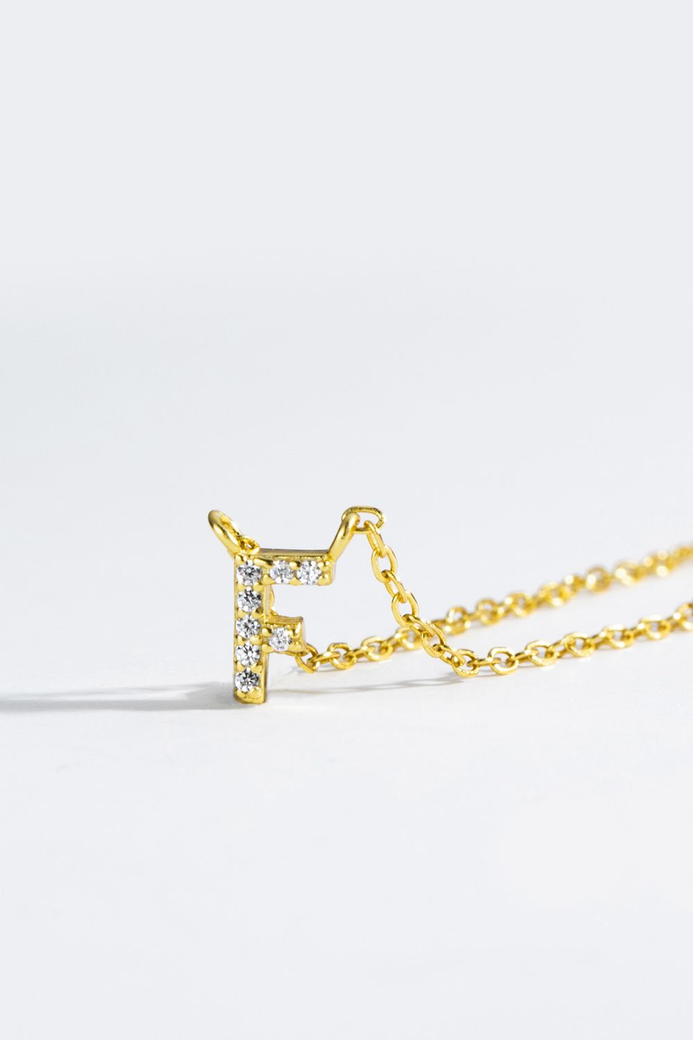 A To F Zircon 925 Sterling Silver Necklace - Uylee's Boutique
