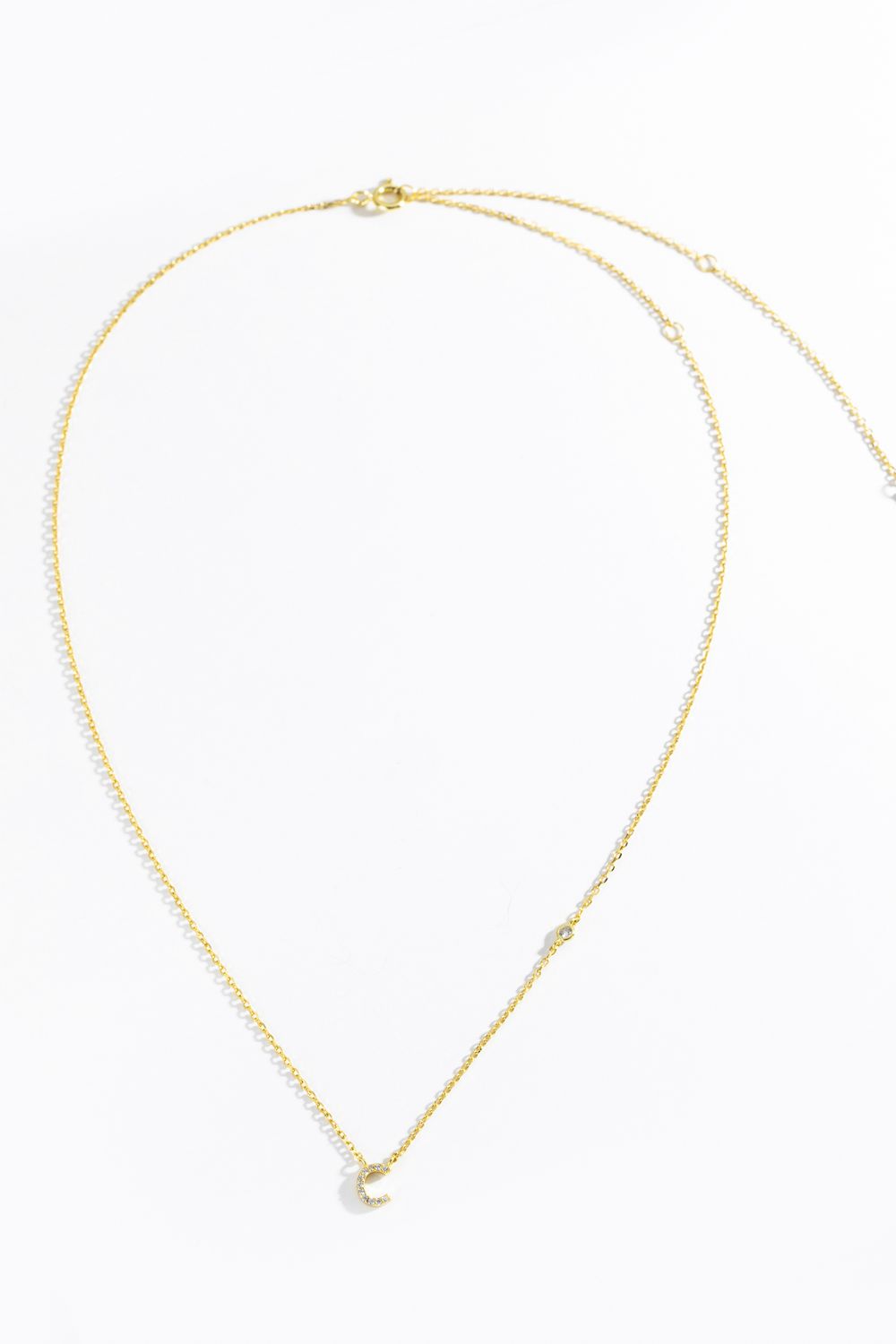 A To F Zircon 925 Sterling Silver Necklace - Uylee's Boutique