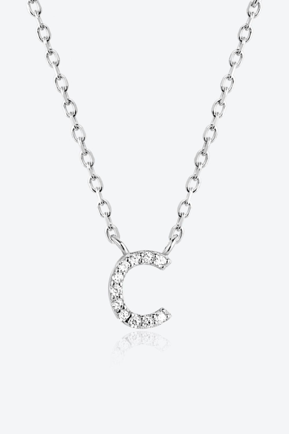 A To F Zircon 925 Sterling Silver Necklace - Uylee's Boutique