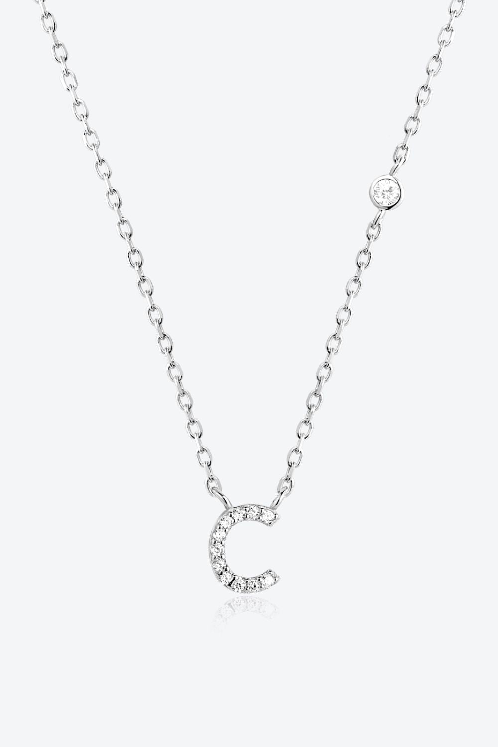 A To F Zircon 925 Sterling Silver Necklace - Uylee's Boutique