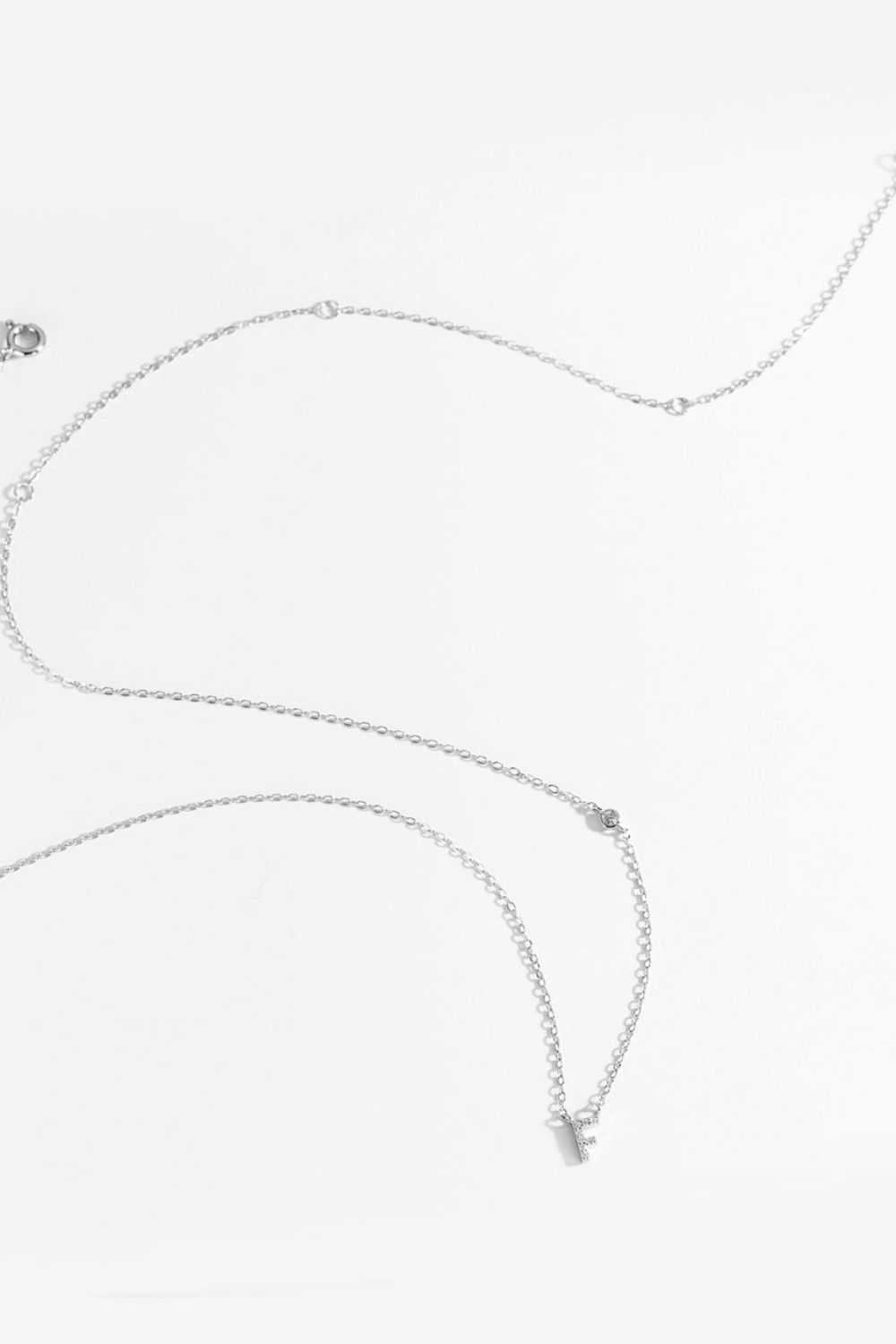 A To F Zircon 925 Sterling Silver Necklace - Uylee's Boutique