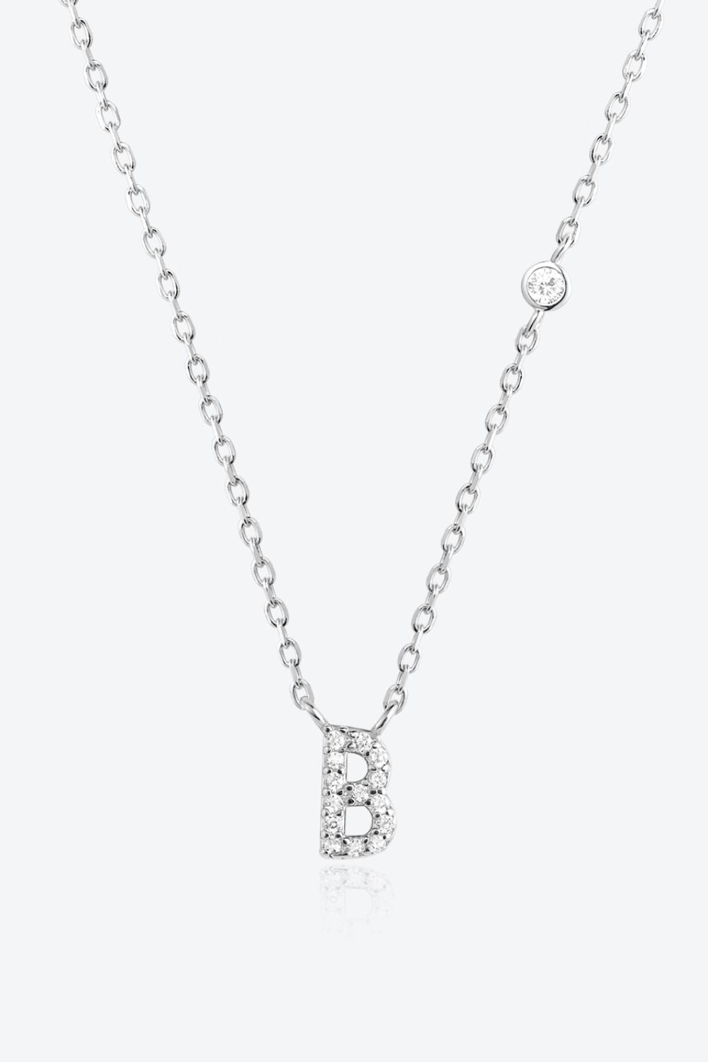 A To F Zircon 925 Sterling Silver Necklace - Uylee's Boutique