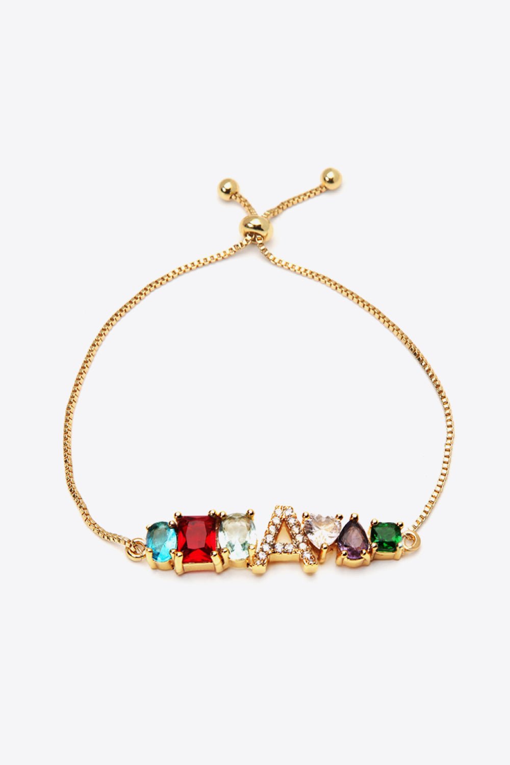 A to J Zircon Bracelet - Uylee's Boutique