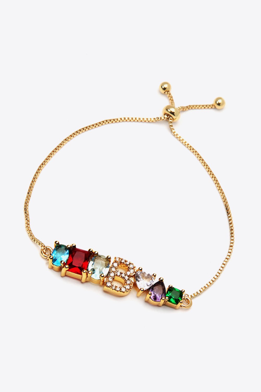 A to J Zircon Bracelet - Uylee's Boutique