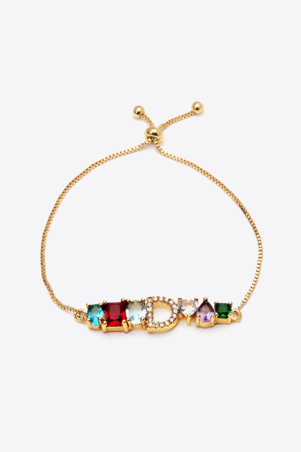 A to J Zircon Bracelet - Uylee's Boutique