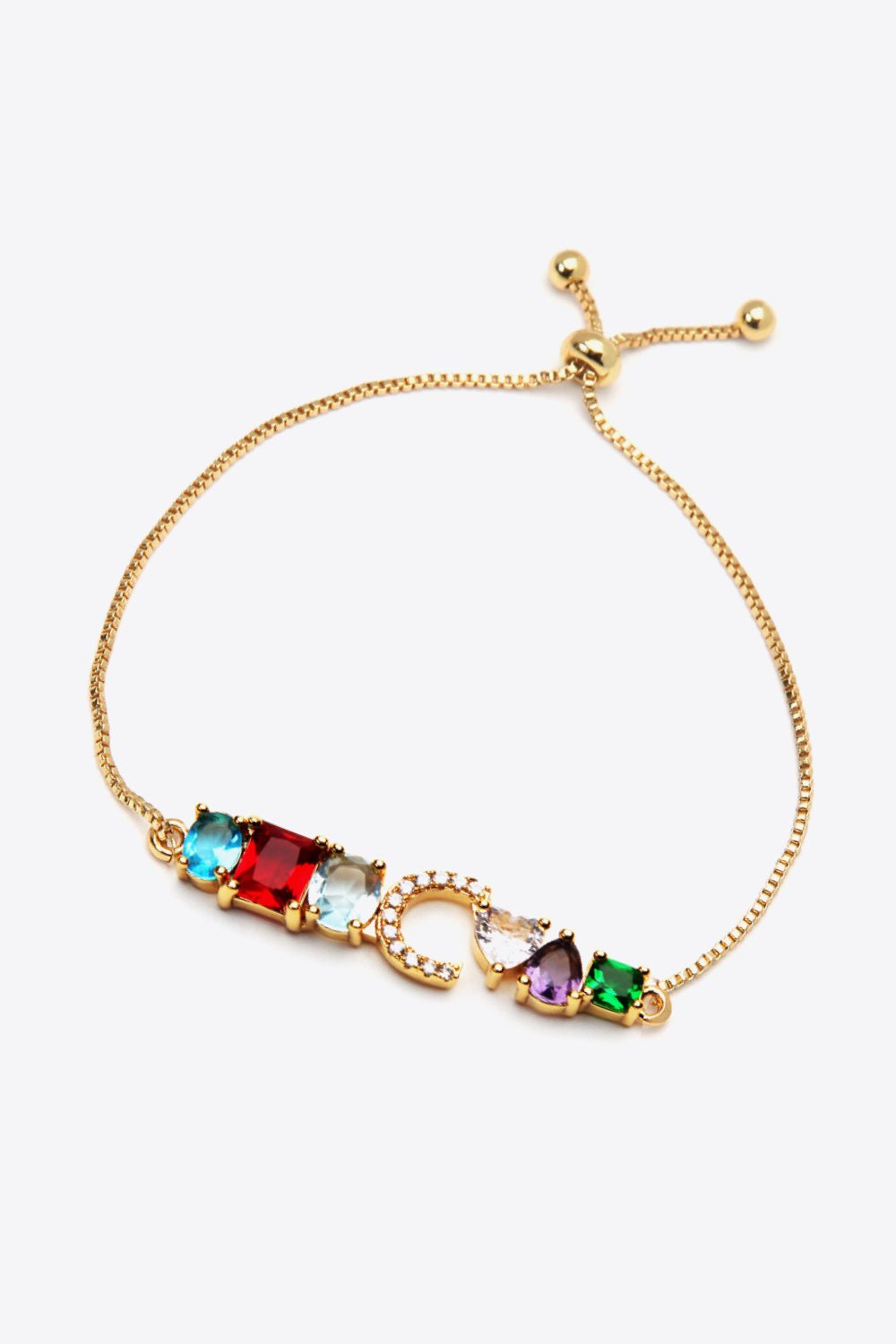 A to J Zircon Bracelet - Uylee's Boutique