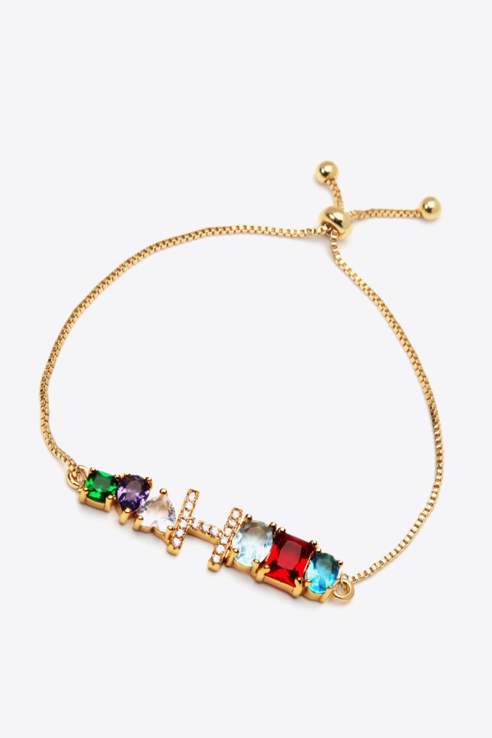 A to J Zircon Bracelet - Uylee's Boutique
