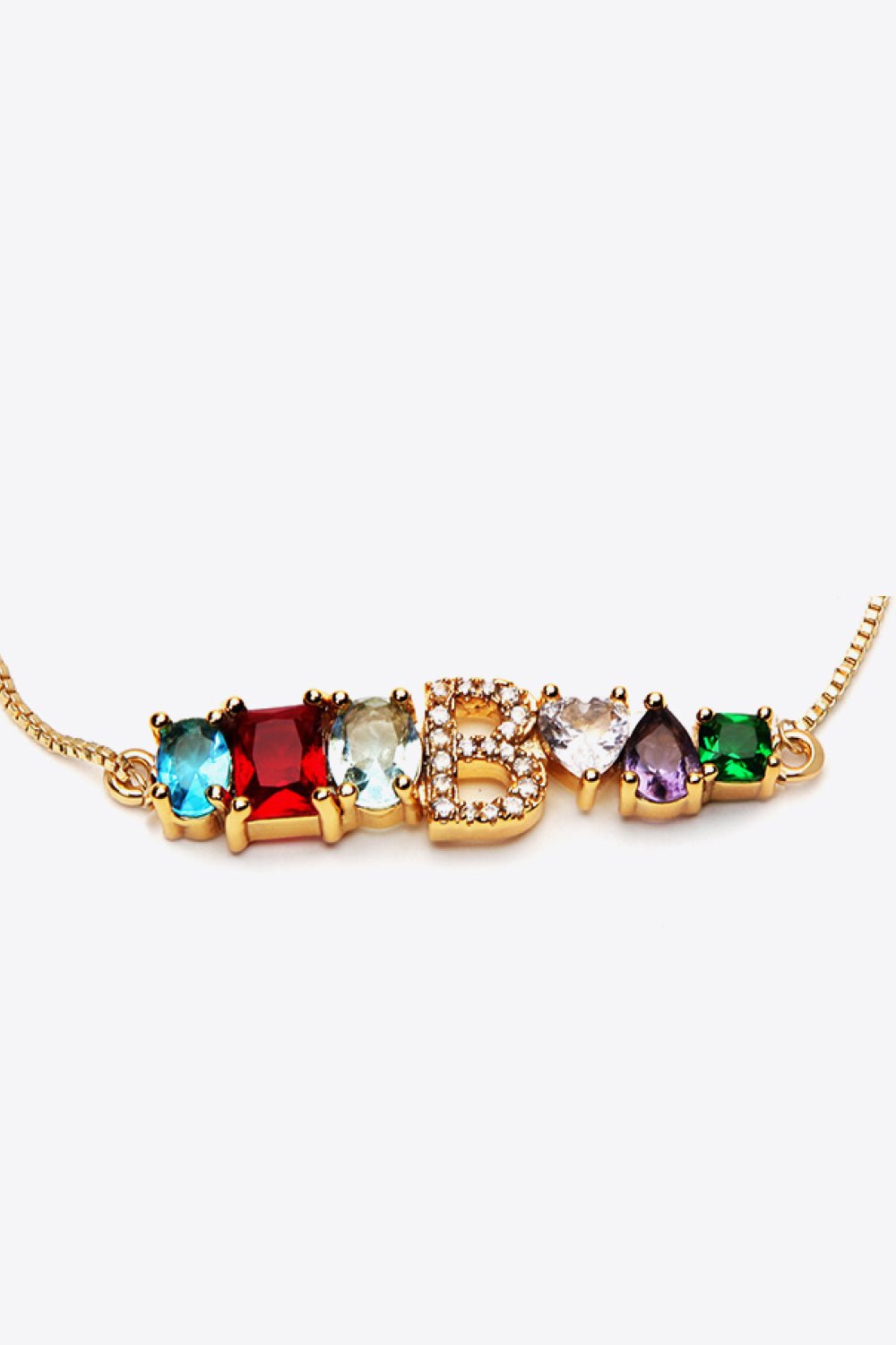 A to J Zircon Bracelet - Uylee's Boutique
