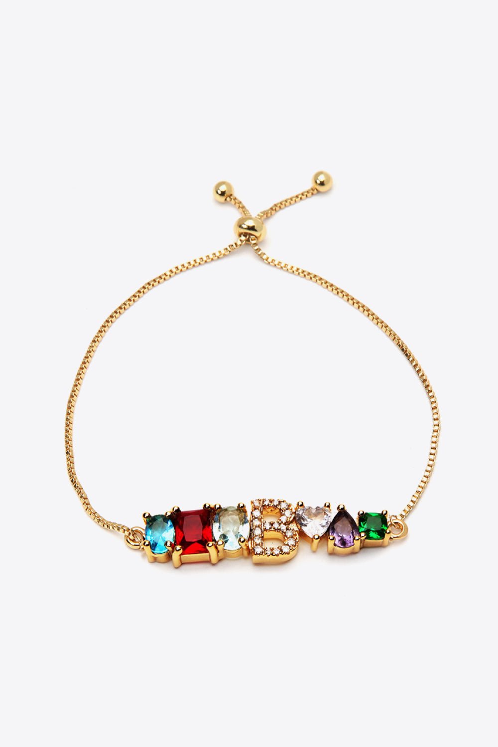 A to J Zircon Bracelet - Uylee's Boutique