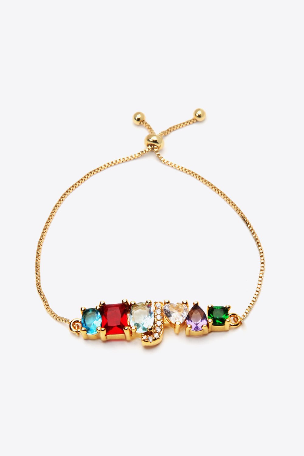 A to J Zircon Bracelet - Uylee's Boutique