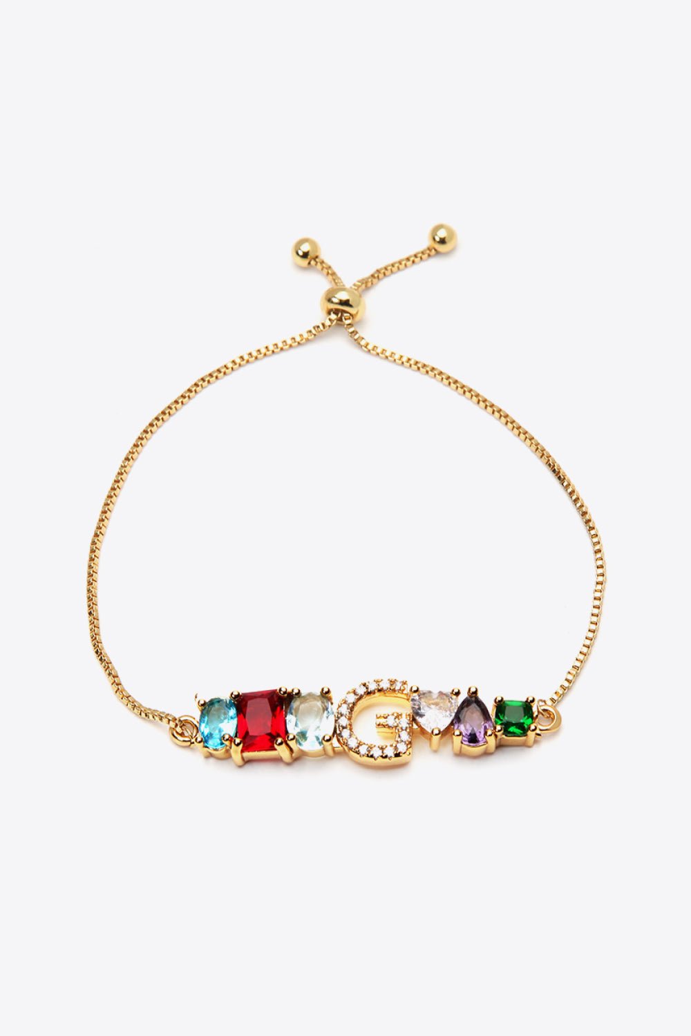 A to J Zircon Bracelet - Uylee's Boutique