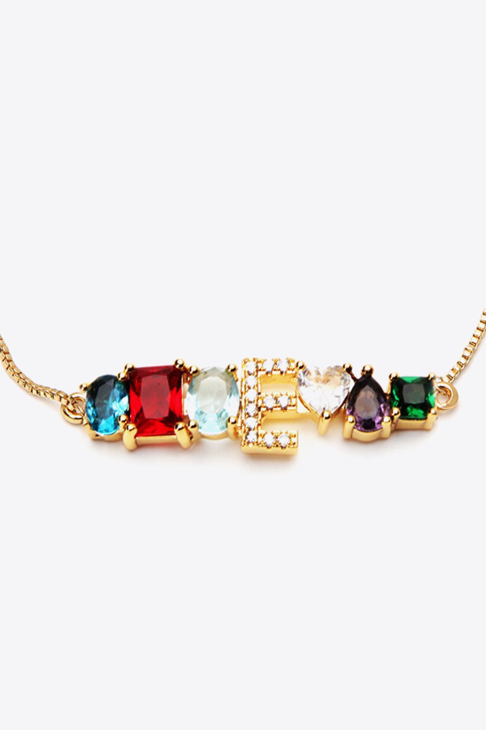 A to J Zircon Bracelet - Uylee's Boutique