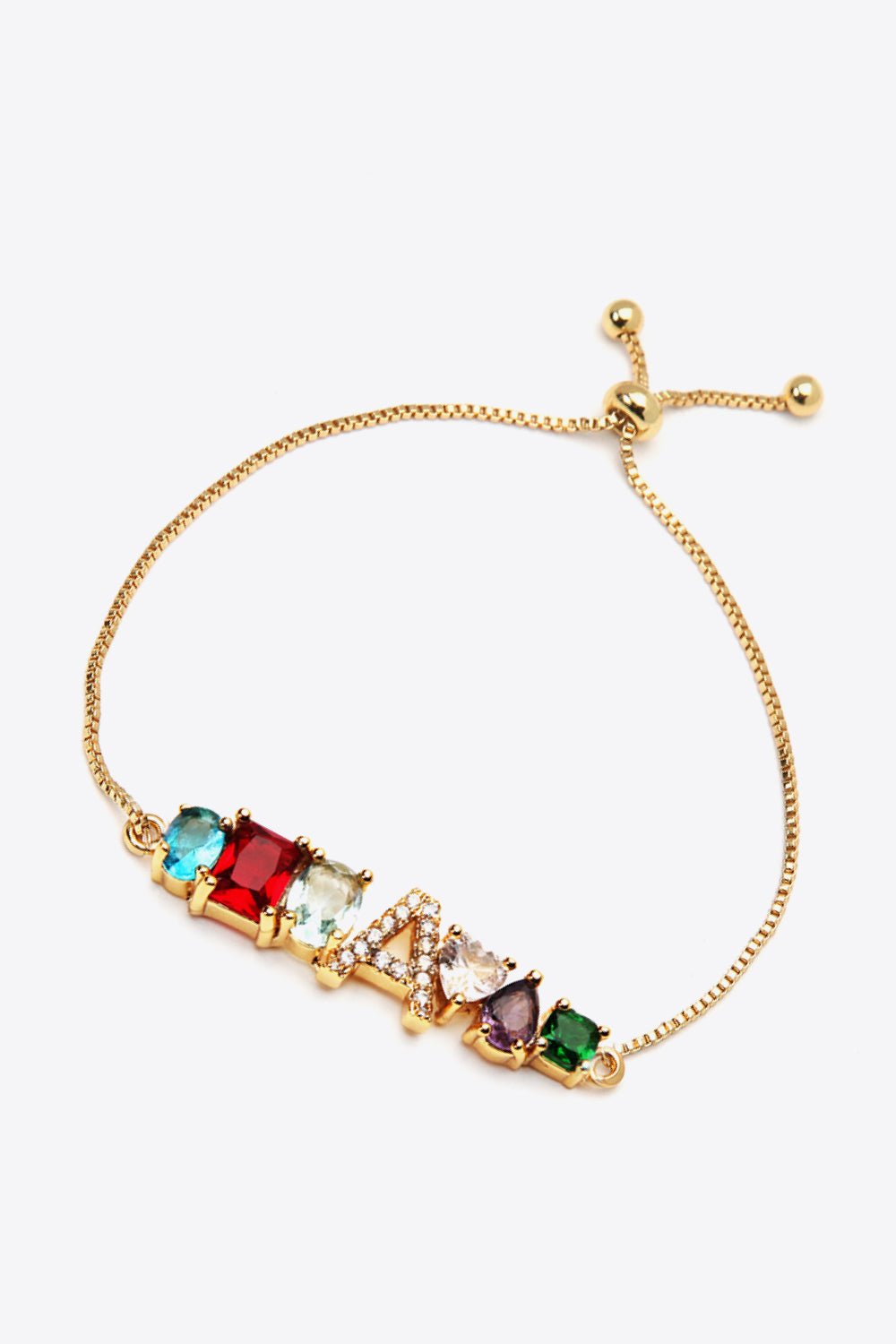 A to J Zircon Bracelet - Uylee's Boutique