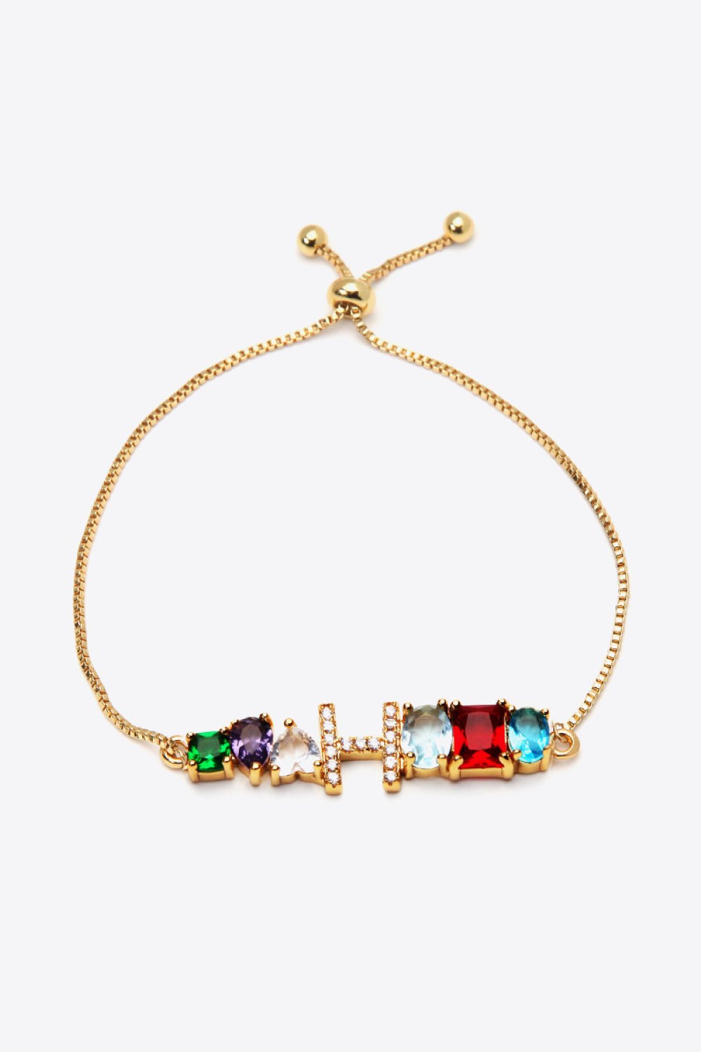 A to J Zircon Bracelet - Uylee's Boutique