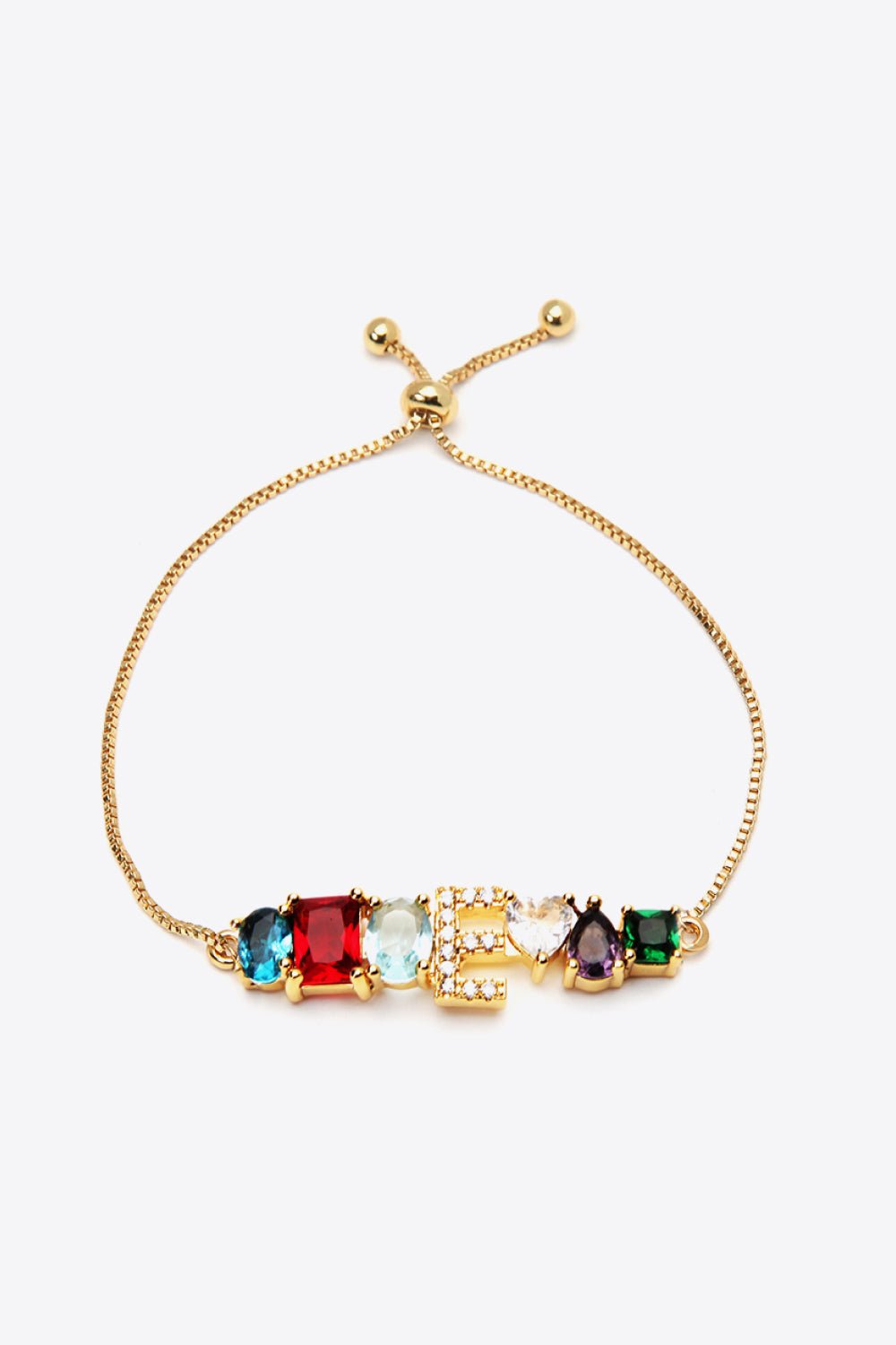 A to J Zircon Bracelet - Uylee's Boutique