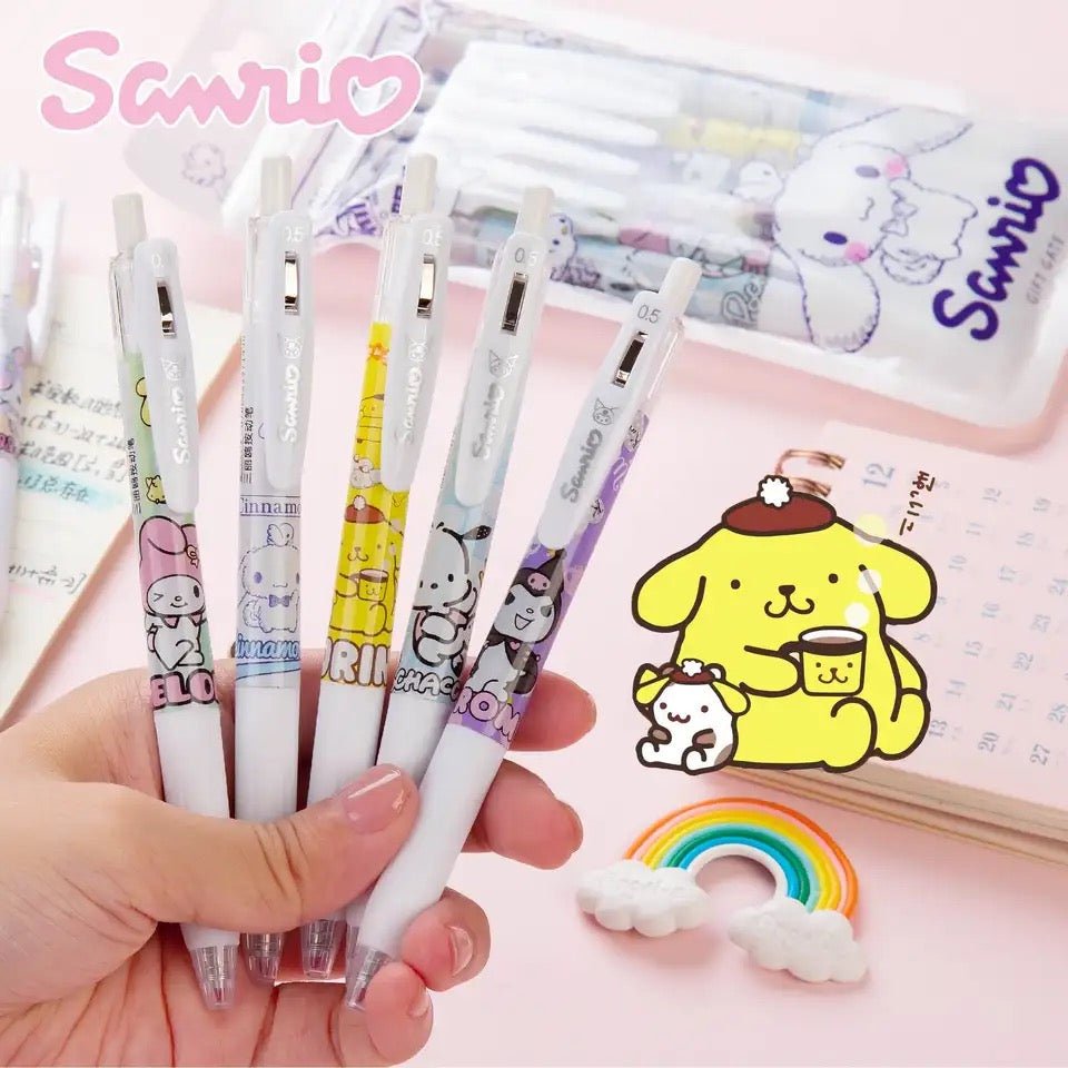 Adorable Kawaii Sanrio Hello Kitty and Friends 0.5mm Gel Pens - Uylee's Boutique