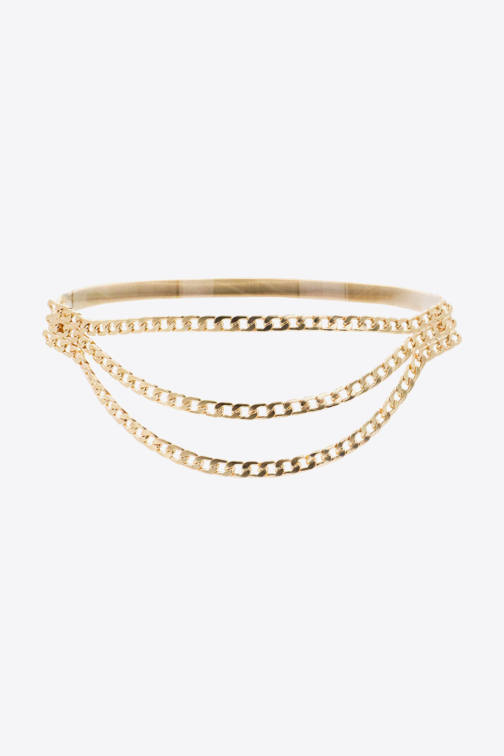Uylee's Boutique Metal Triple-Layered Chain Belt