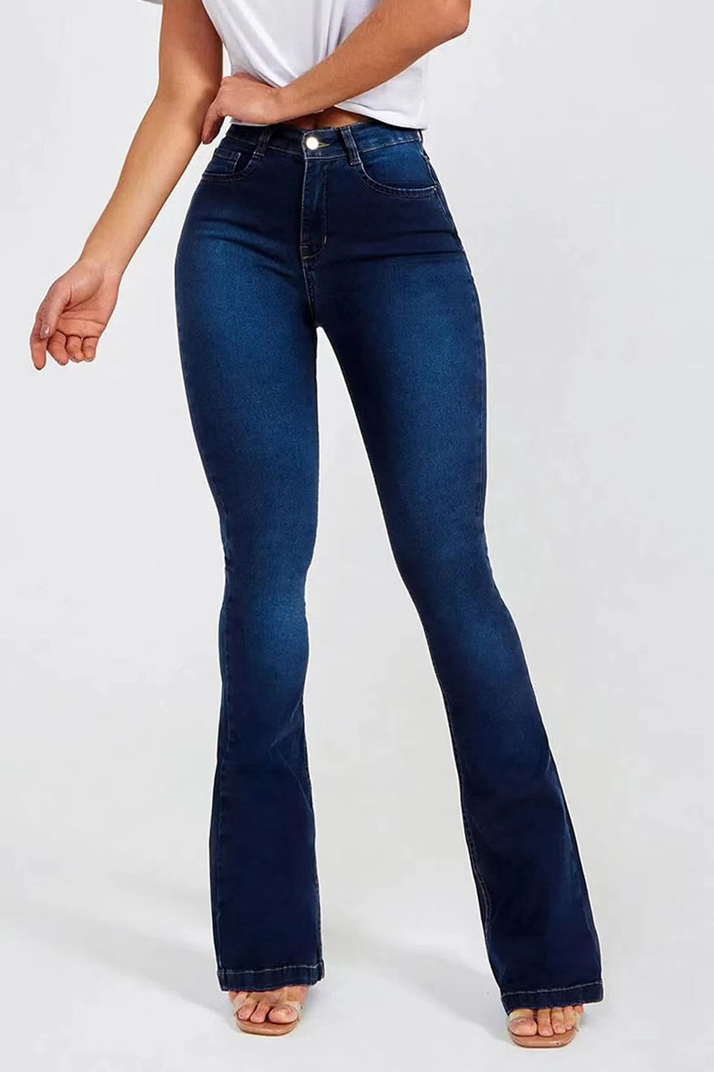 Button Fly Jeans lunghi