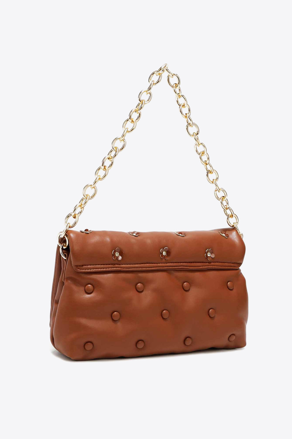 Uylee's Boutique Nicole Lee USA ダイヤモンド フラワー メッセンジャー クロスボディ バッグ