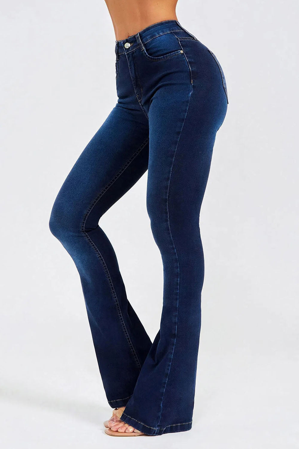Button Fly Jeans lunghi