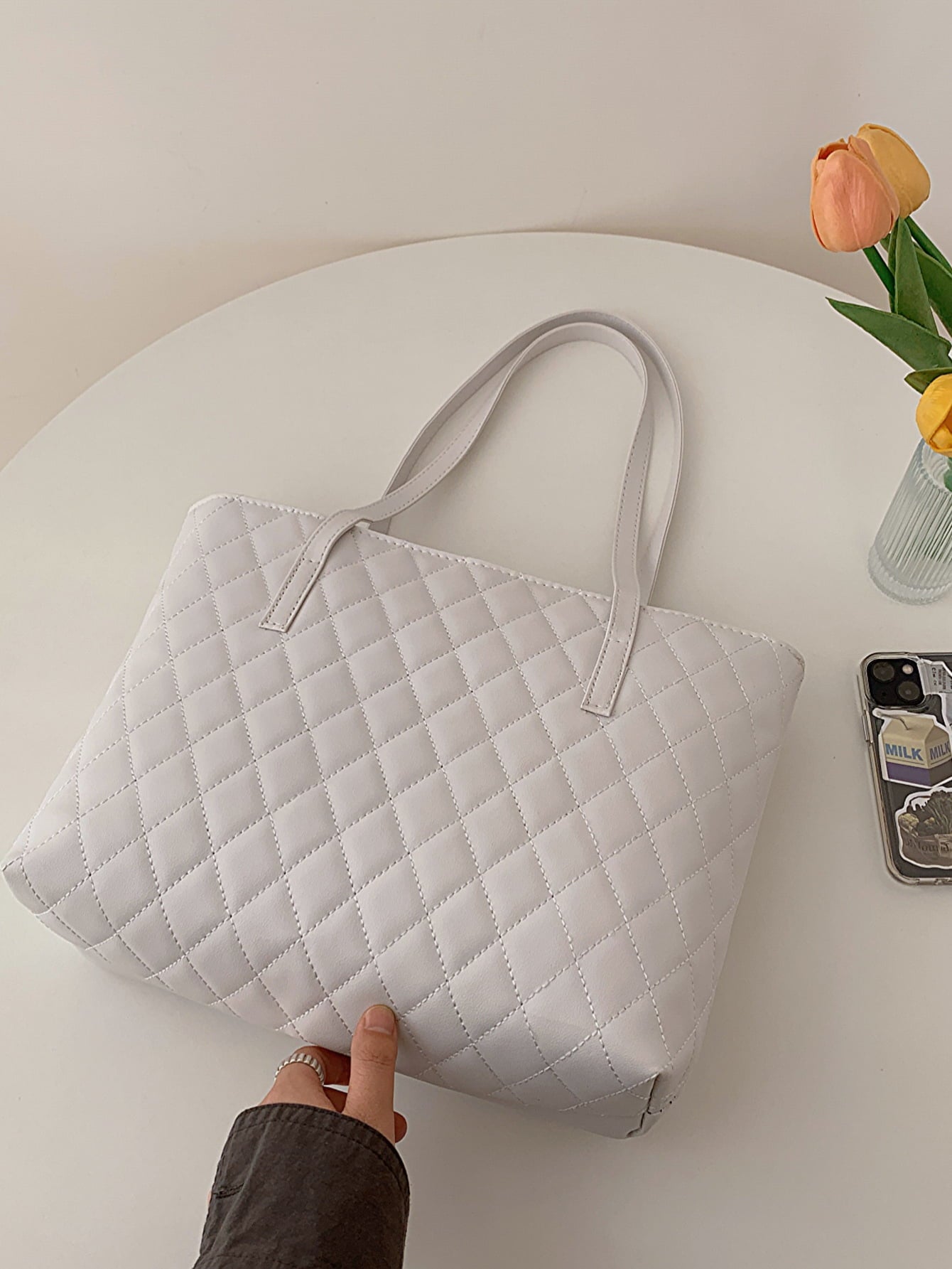 Uylee's Boutique Three-Piece PU Leather Bag Set