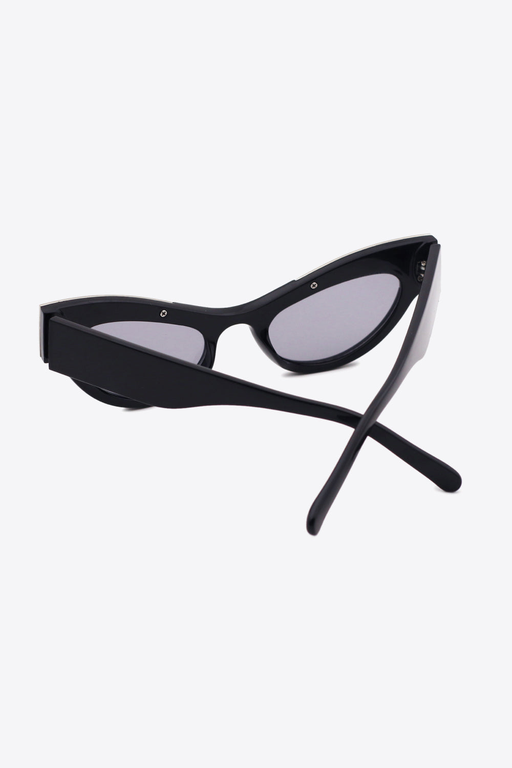 Uylee's Boutique UV400 Rhinestone Trim Cat-Eye Sunglasses