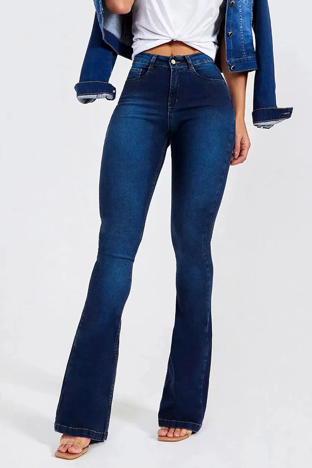 Button Fly Jeans lunghi