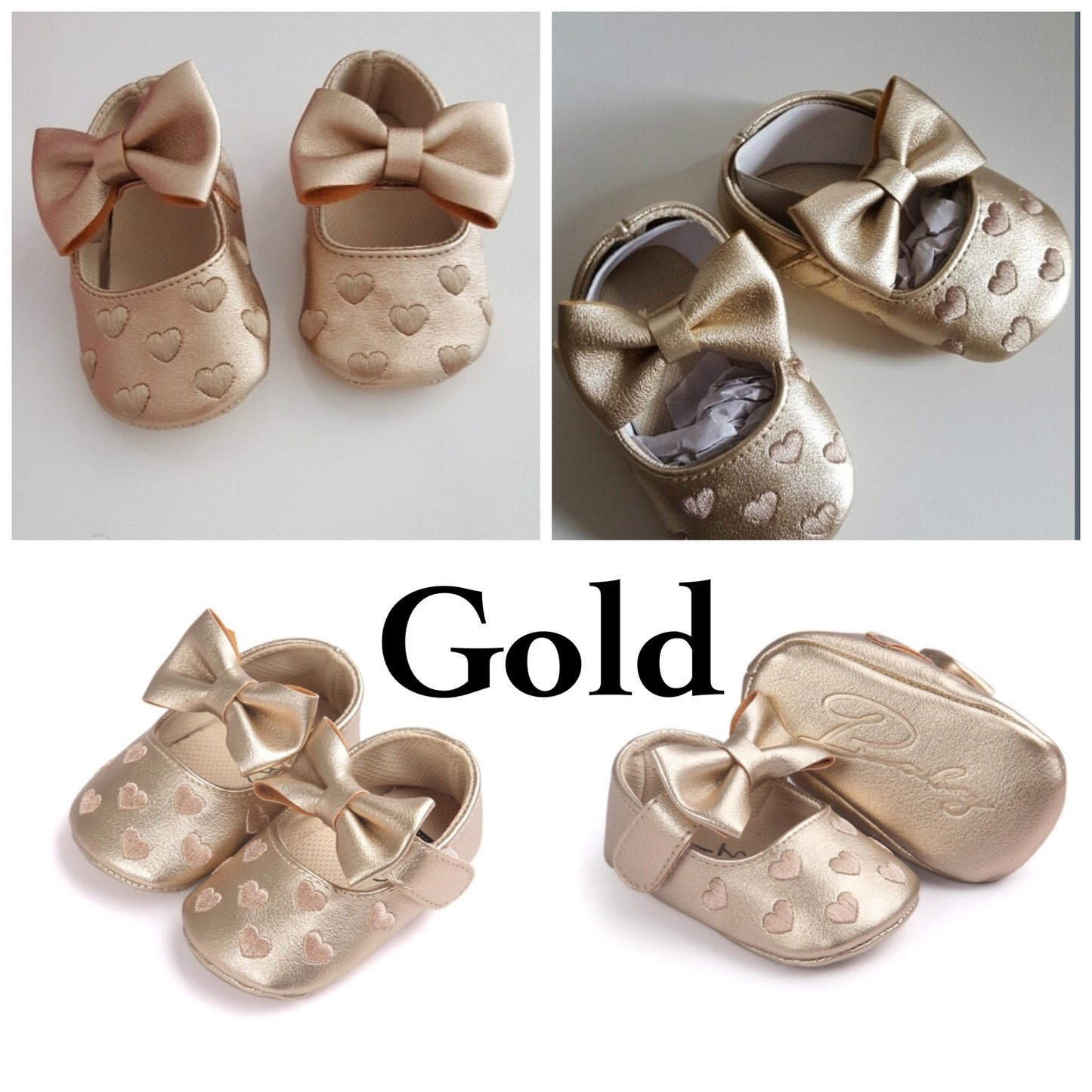Mary Jane Baby Girl Shoes, US Sizes 0 - 18 Months