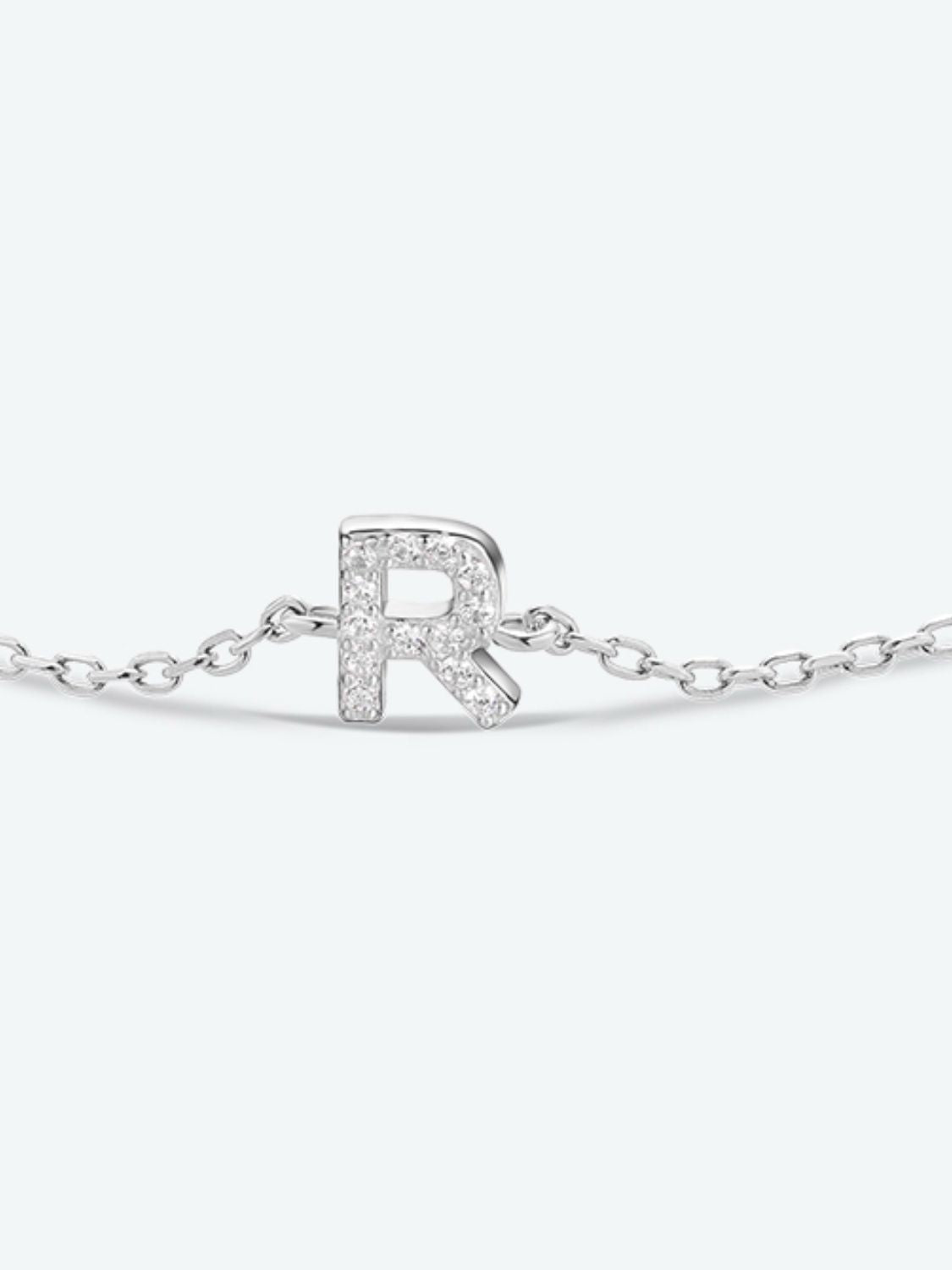 Uylees Boutique Q To U Zircon 925 Sterling Silver Bracelet