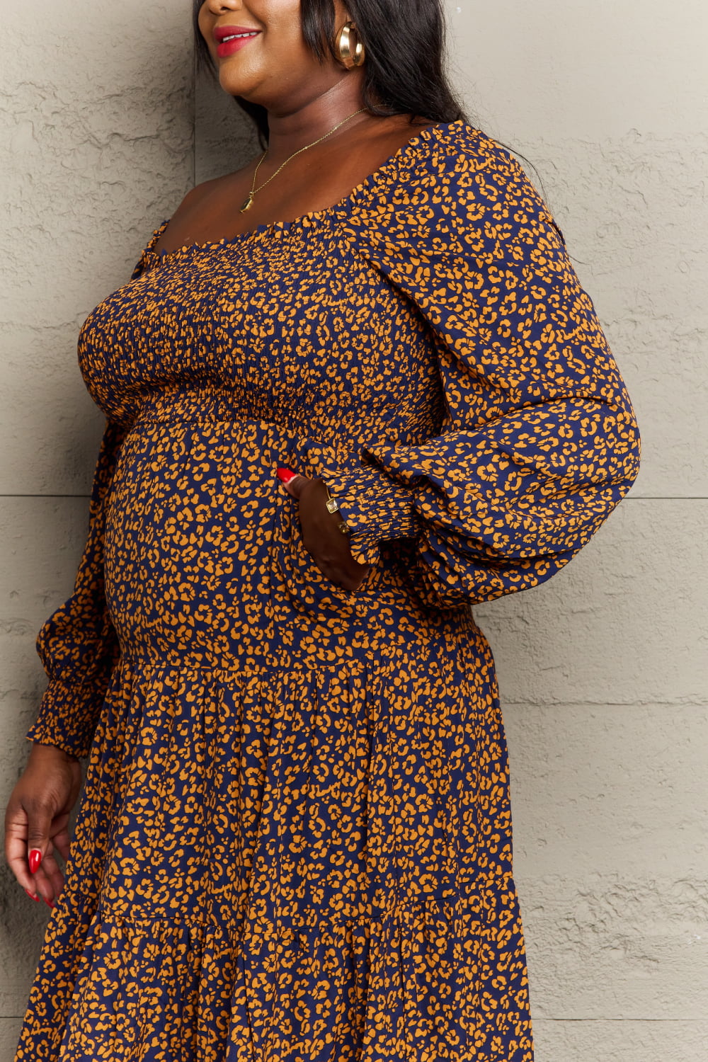 Hailey & Co Wild One Animal Printed Maxi Dress