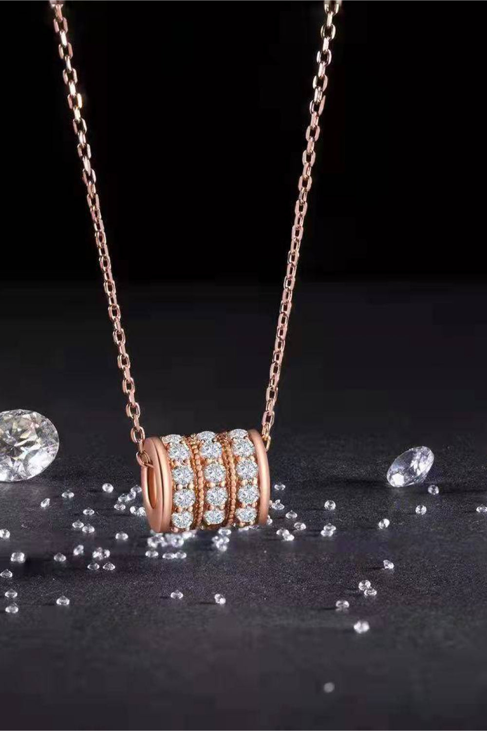 Uylees Boutique Moissanite 925 Sterling Silver Necklace