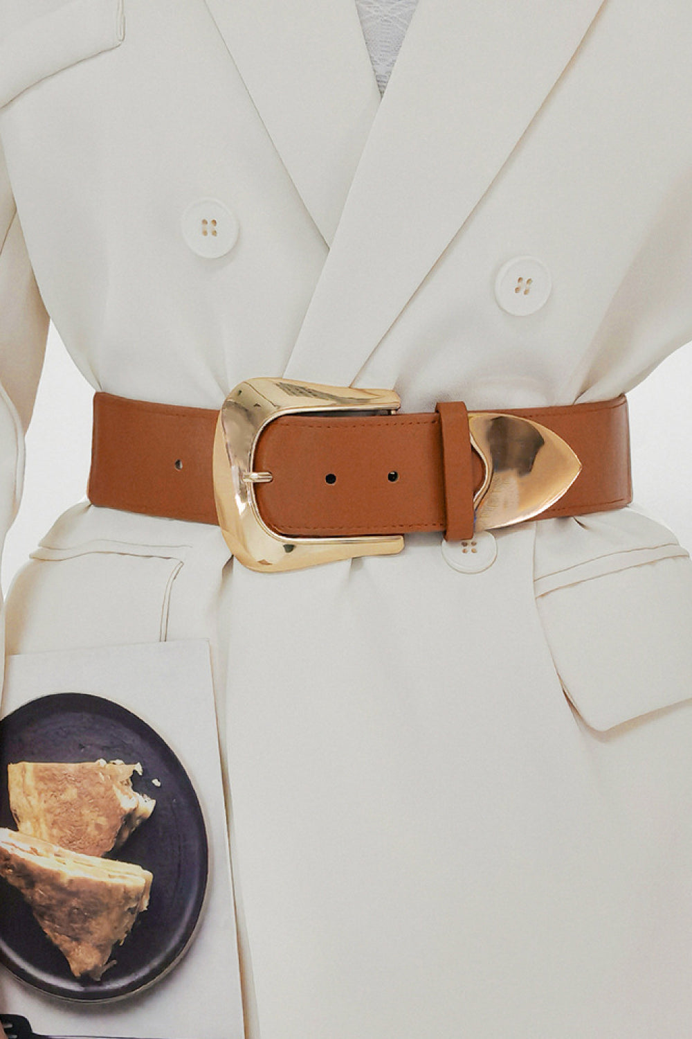 Uylee's Boutique Elastic Wide PU Belt